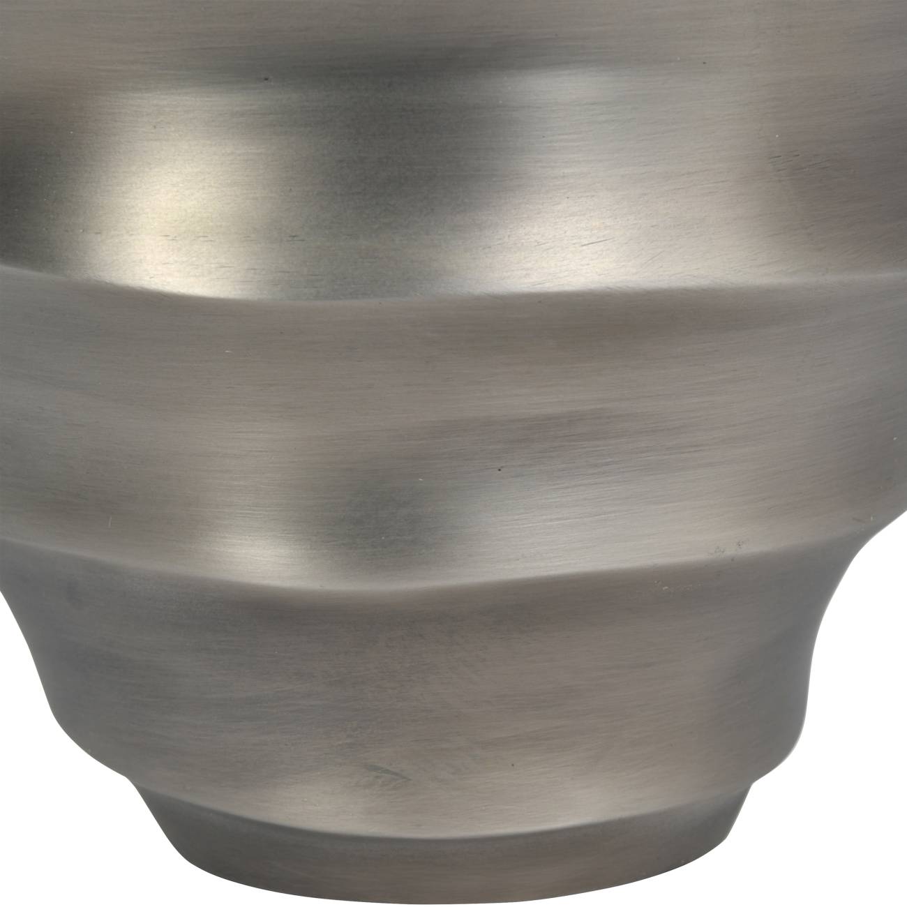 Contour Medium Antique Nickel Aluminium Vase