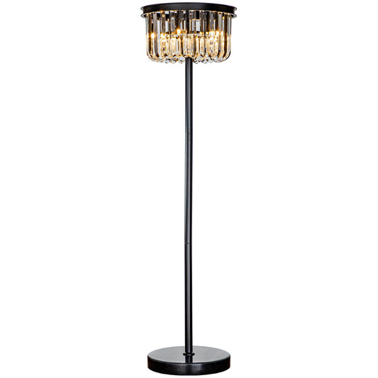 Cowdray Glass Droplet Circular Floor Lamp G9 20W