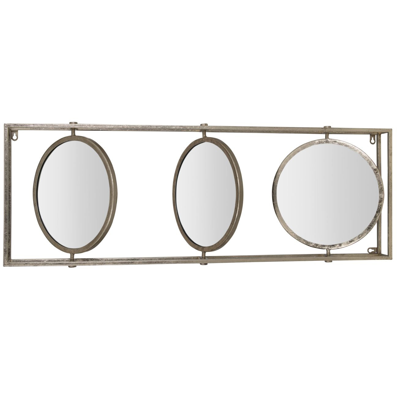 Champagne Mirror Set In Frame 36x8x100cm