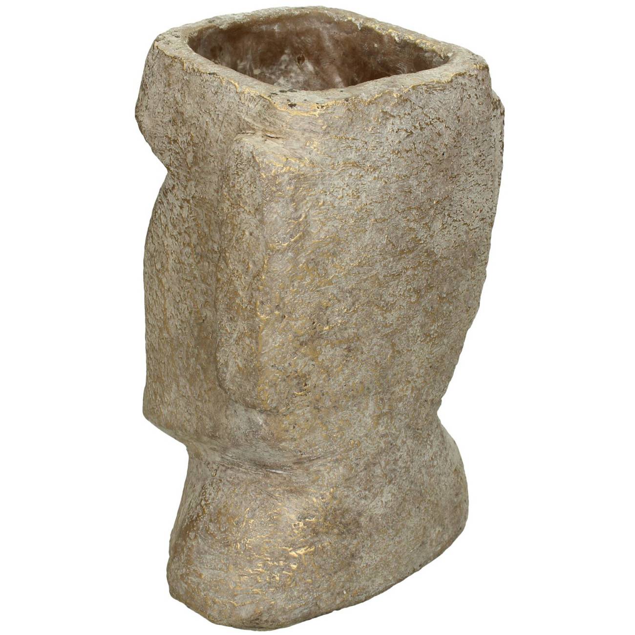 Easter Island Gold Head Planter Small 23cm