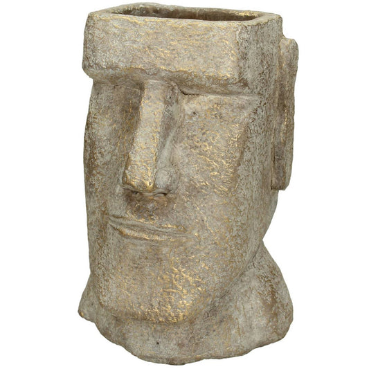 Easter Island Gold Head Planter Small 23cm