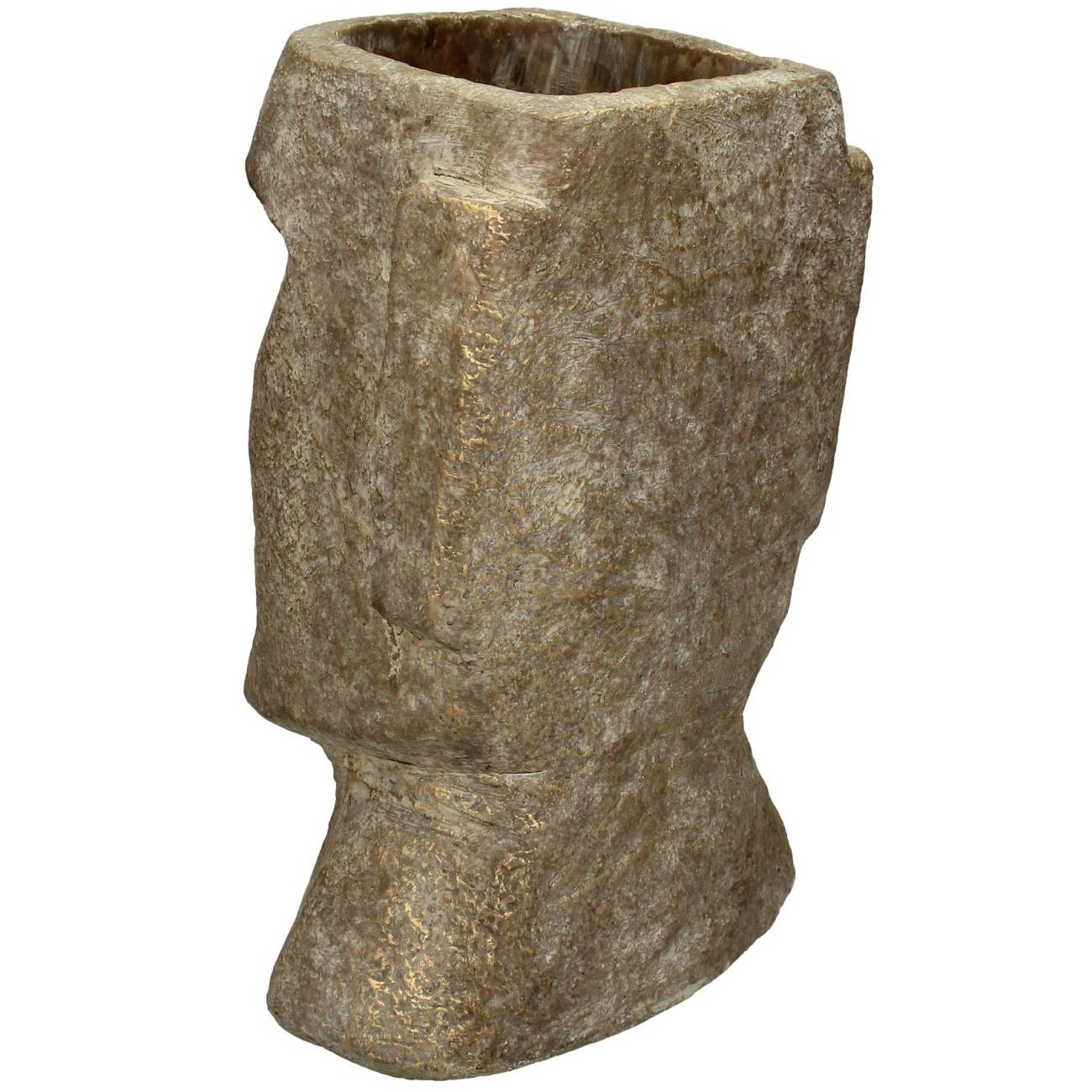 Easter Island Gold Head Planter Large 28cm