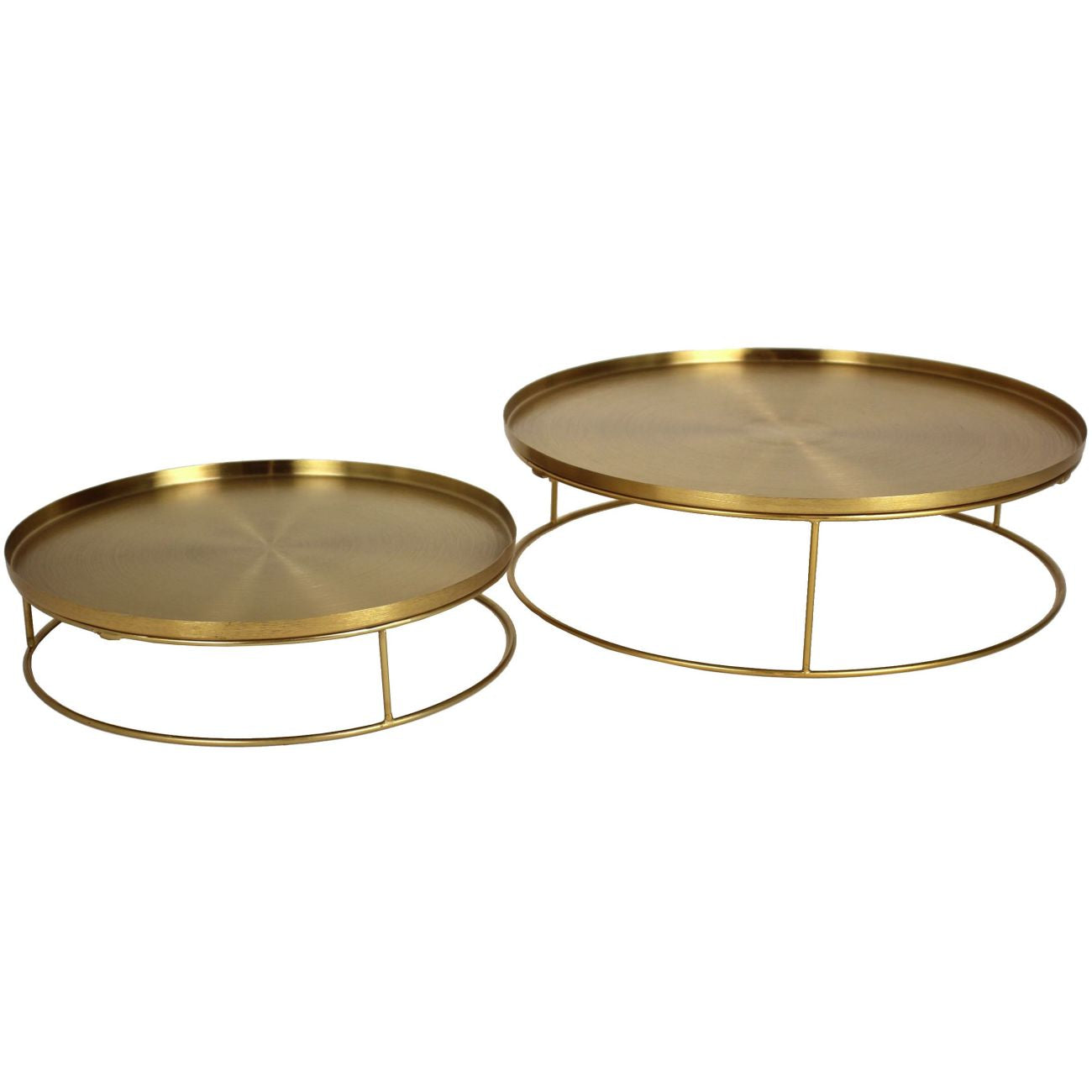 Aphrodite Set of 2 Metal Display Stands