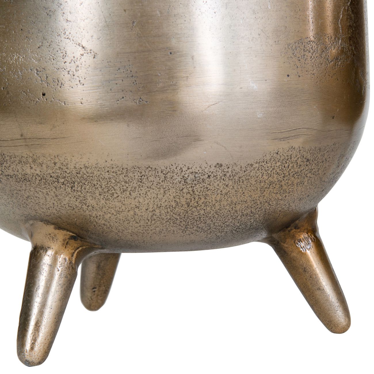 Aphrodite Gold Aluminium Set of 2 Planters 25x25x32cm