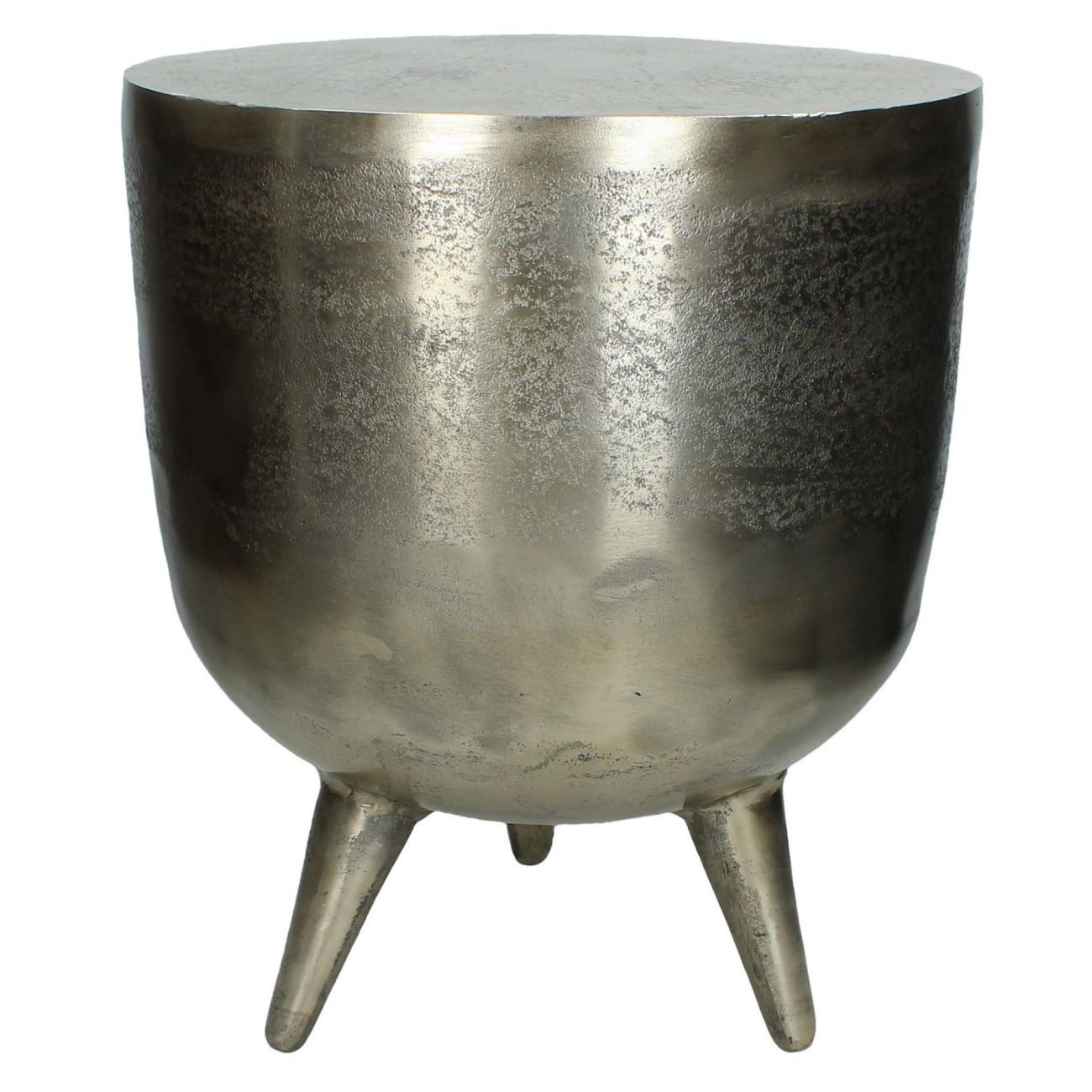 Aphrodite Gold Aluminium Side Table or Stool